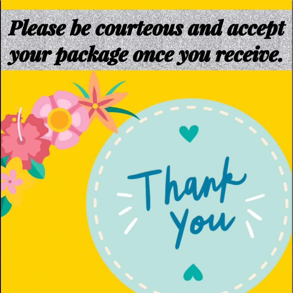 😊PLEASE KINDLY ACCEPT YOUR 📦 😊